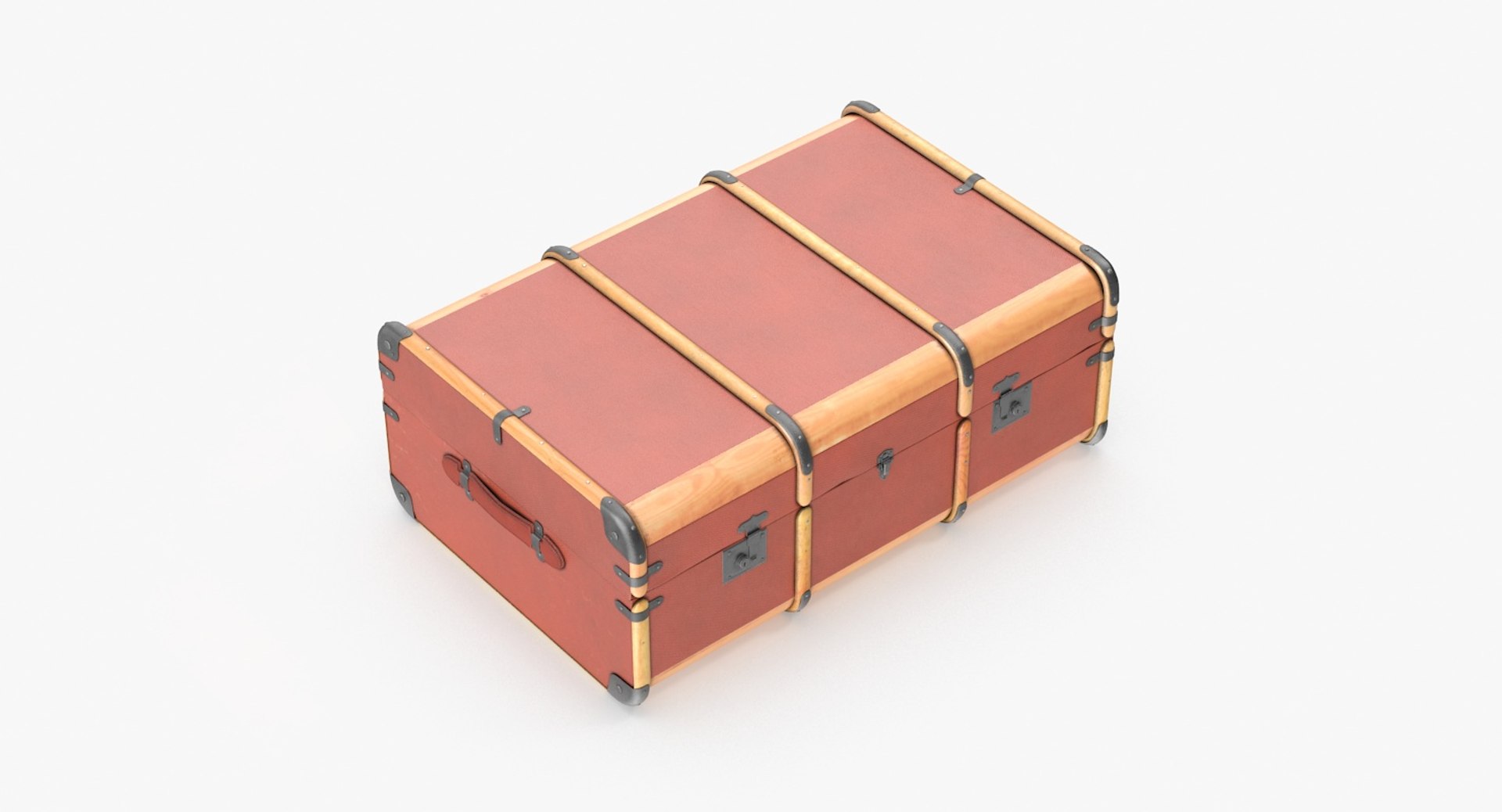 3d Steamer Trunk