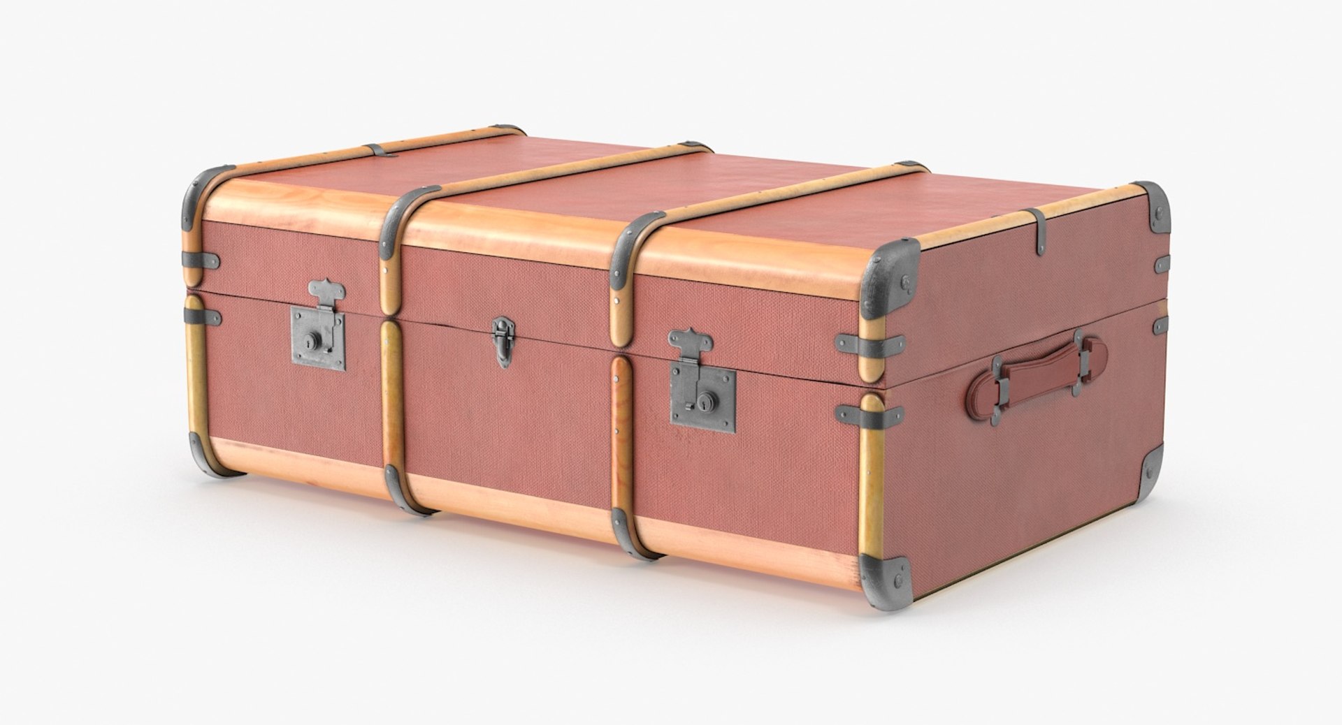 3d Steamer Trunk
