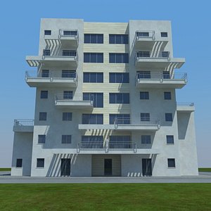 buildings 8 1 3d model