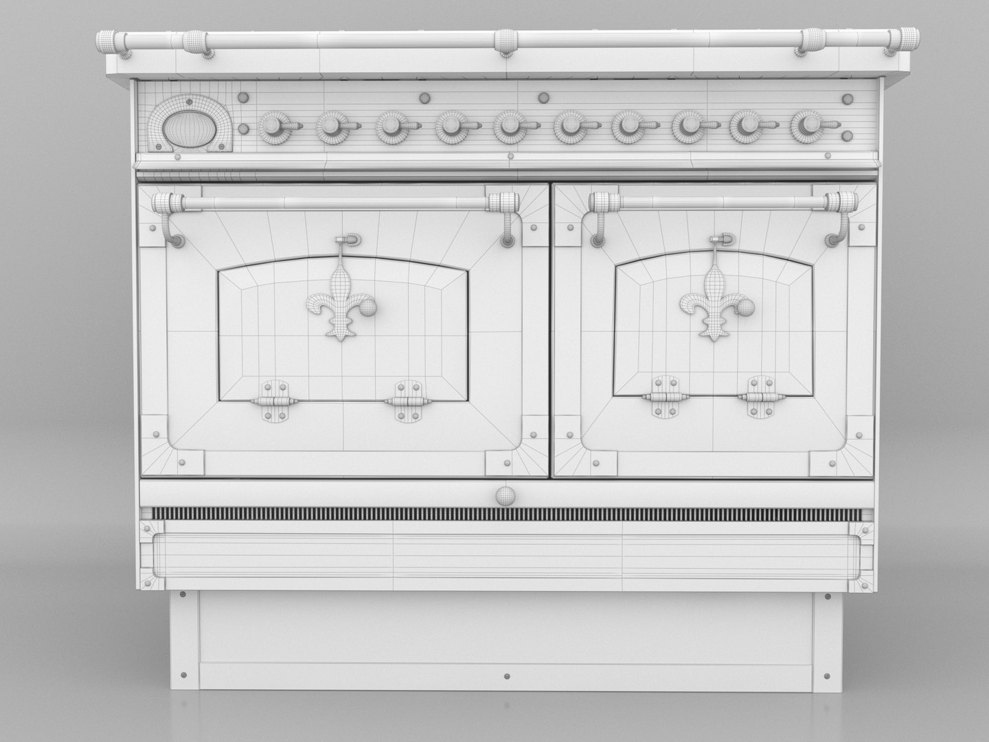 Gas Stove Model TurboSquid 1150348