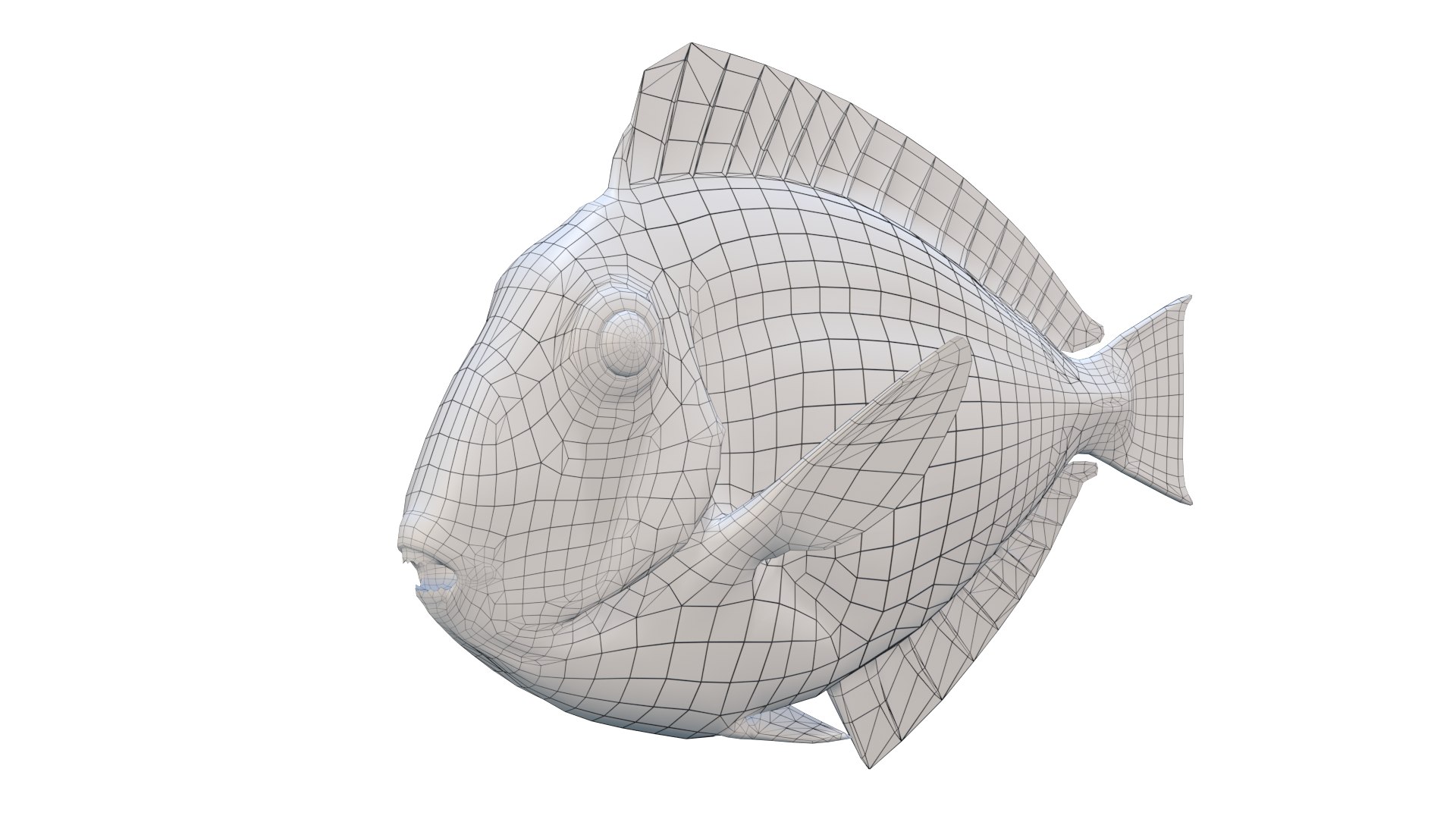 3D Model Blue Tang Fish 3D Model - TurboSquid 2313525