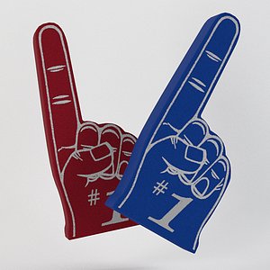 3d styrofoam finger