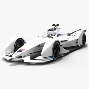 Spark SRT05E Gen2 Formula E White Mockup 2022