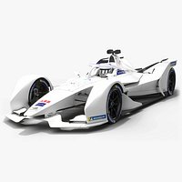 Spark SRT05E Gen2 Formula E White Mockup 2022
