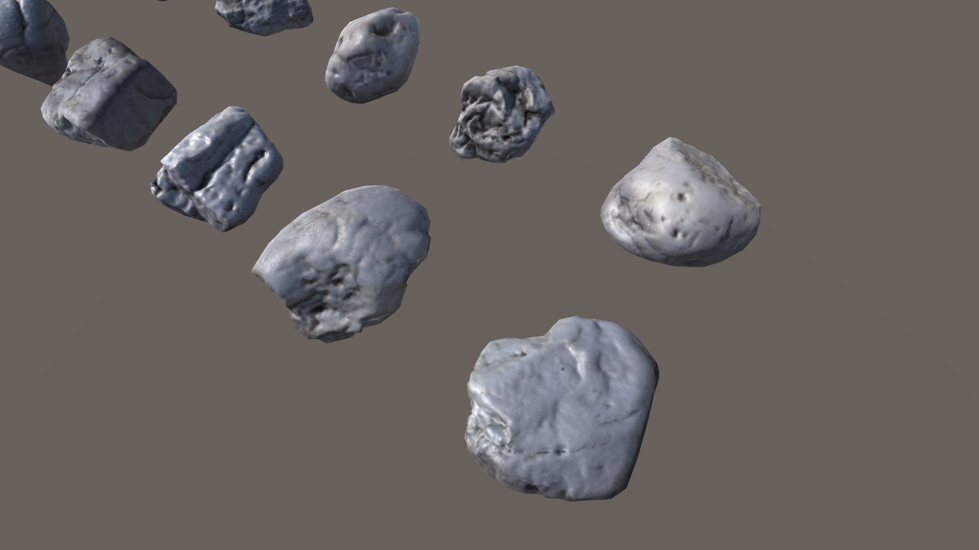 3D Scanned Stones Collection 01 - Lowpoly - TurboSquid 1963575