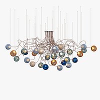 Bocci - Cloud chandelier by Omer Arbel