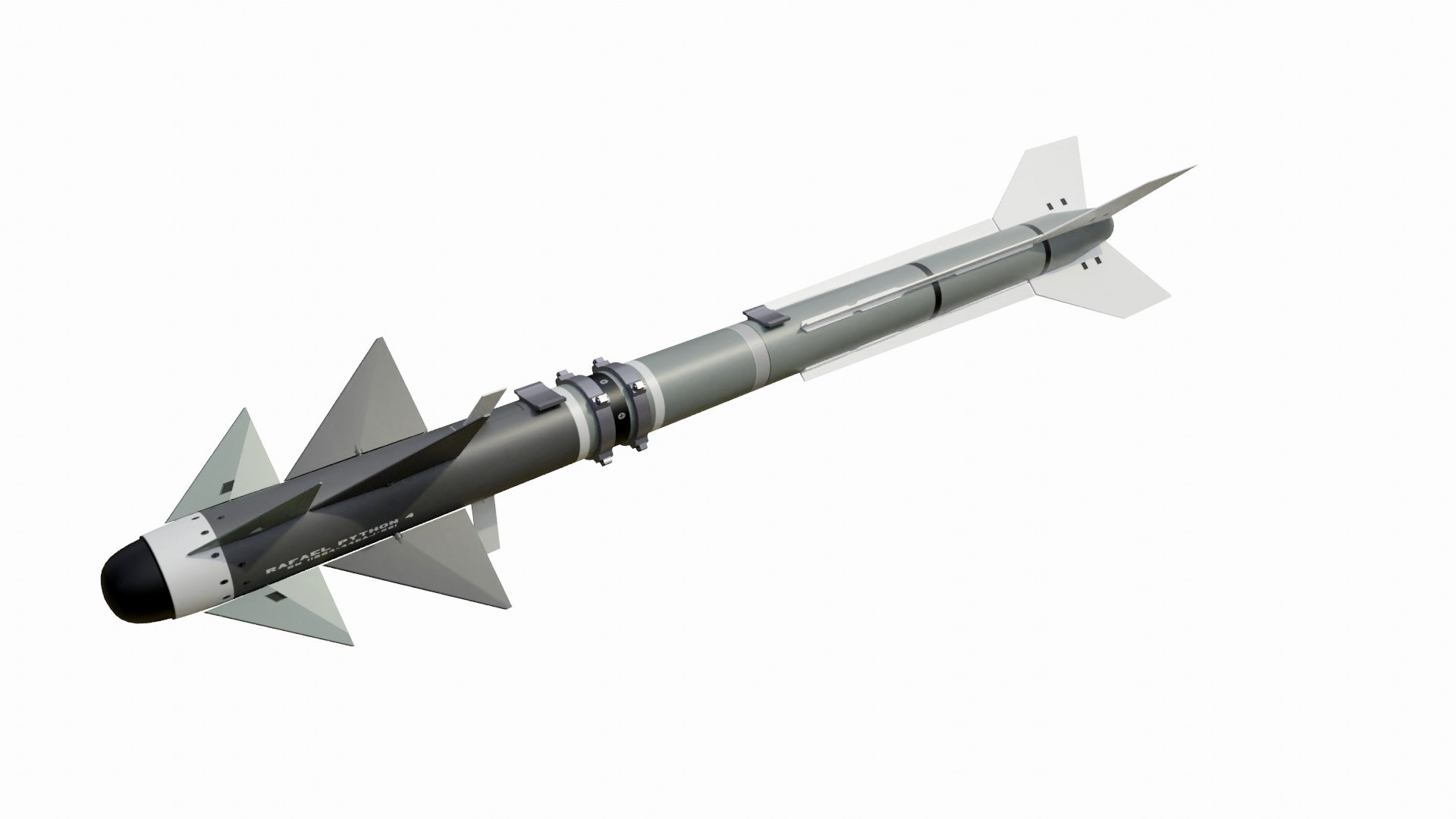 Rafael Python 5 Air Missile 3d Model