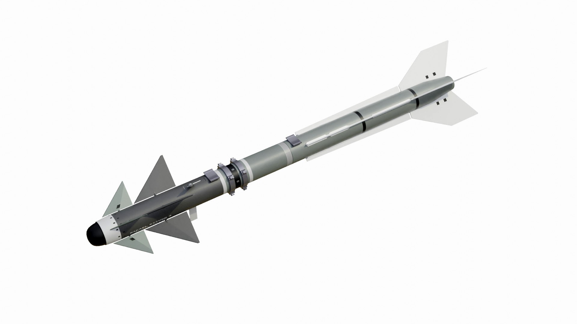 Rafael Python 5 Air Missile 3d Model