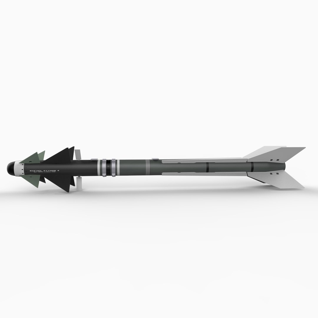 Rafael Python 5 Air Missile 3d Model