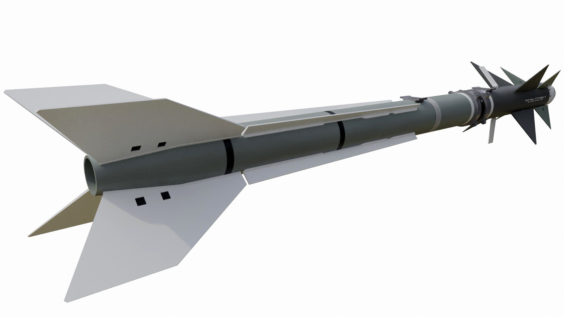 Rafael Python 5 Air Missile 3d Model