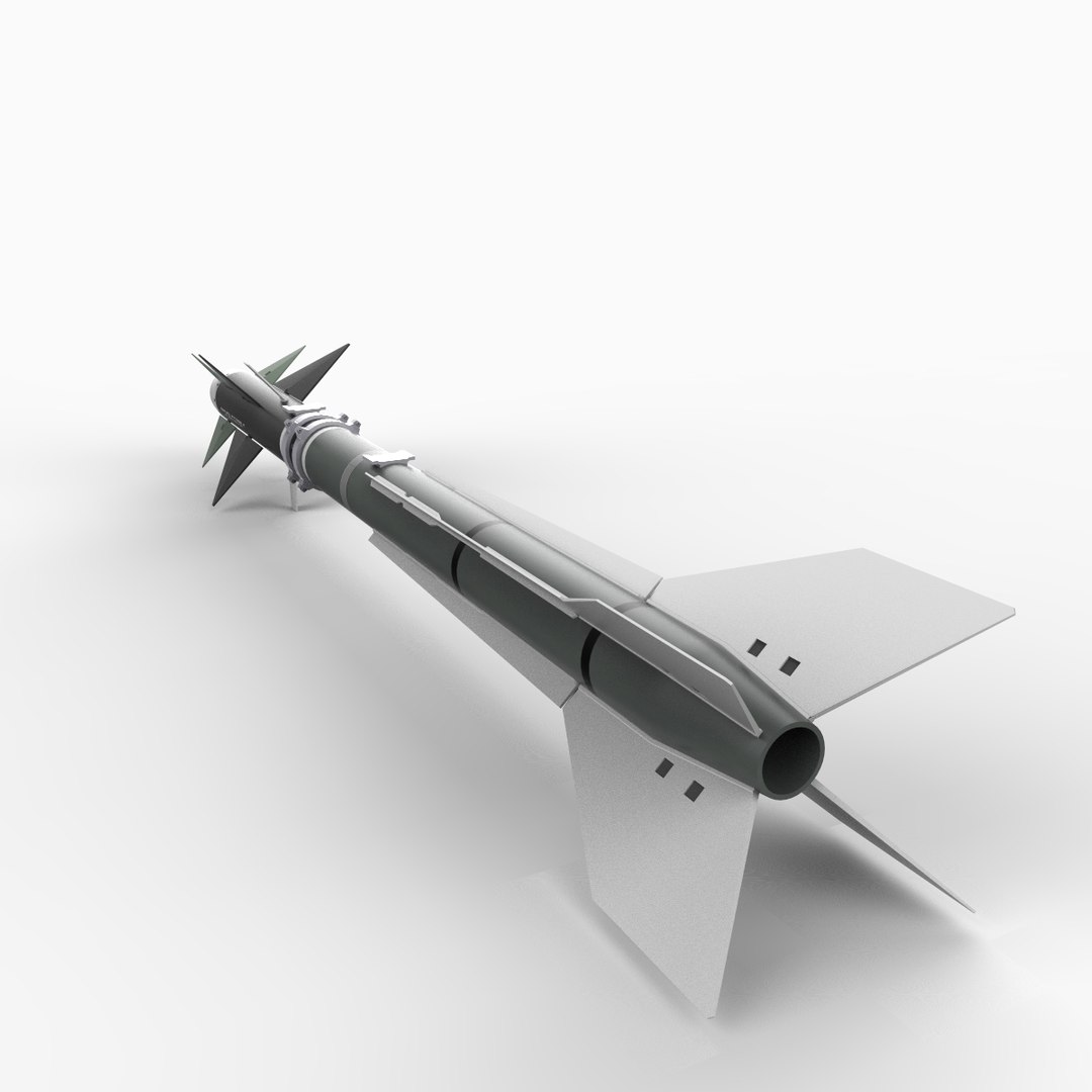Rafael Python 5 Air Missile 3d Model