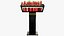 Votive red candle holder