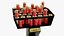 Votive red candle holder