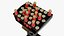 Votive red candle holder