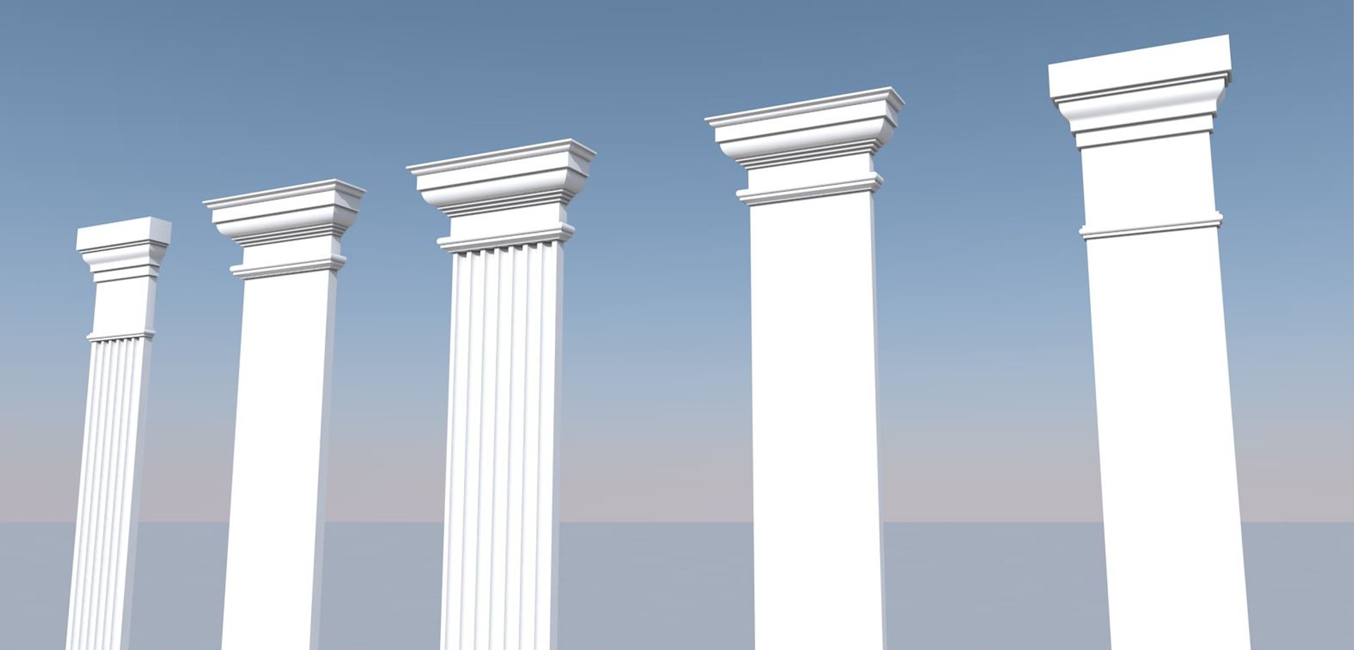 Column architecture 3D model - TurboSquid 1475648