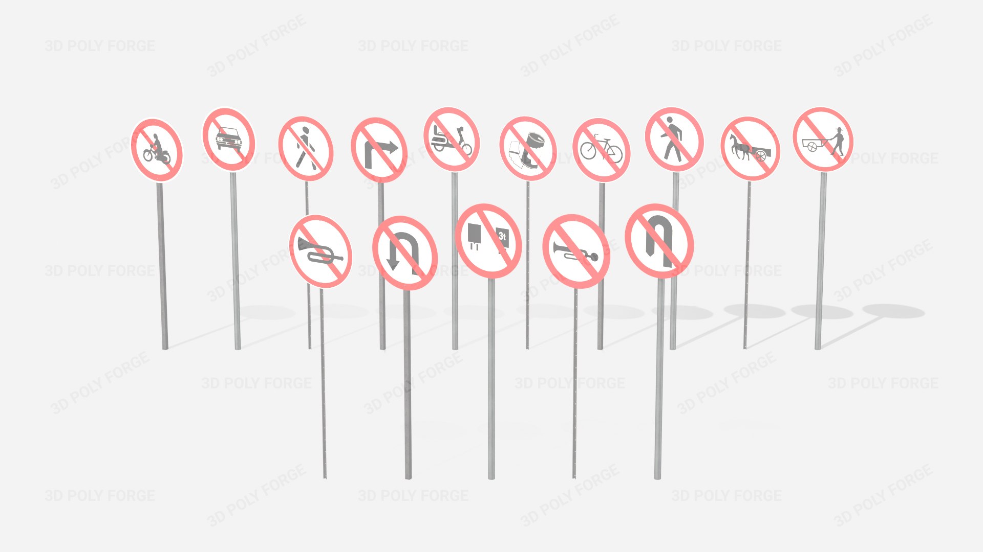 3D Road Signs Pack - Exclusionary and Prohibitory model https://p.turbosquid.com/ts-thumb/0x/WLpaUN/W2/b4/png/1780260895/1920x1080/fit_q87/2fb9deb8aa9a89324453ae90eb82a71cd32a779c/b4.jpg