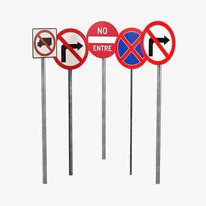Road Signs Pack - Exclusionary and Prohibitory