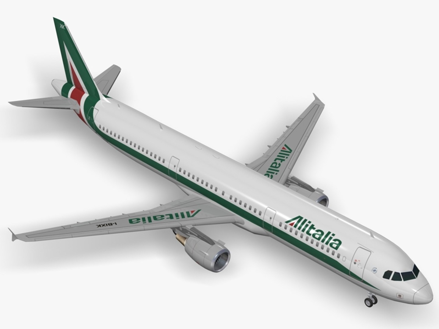 Airbus A321 Alitalia Obj