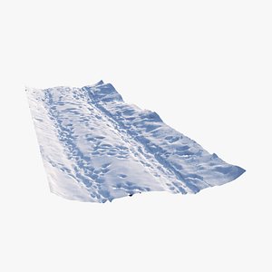 Snow Road 053 3D model