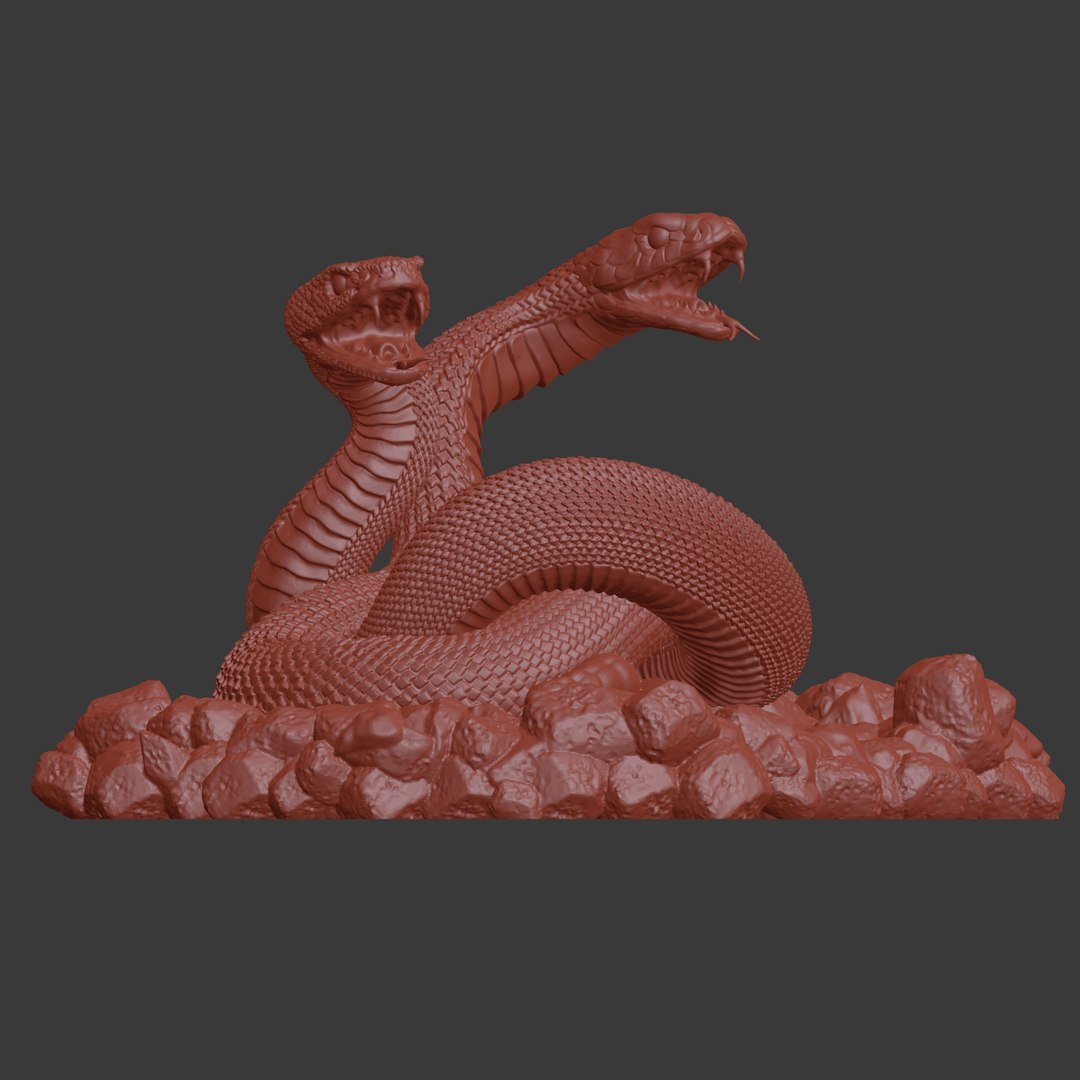 3D Model Snake - TurboSquid 1223170