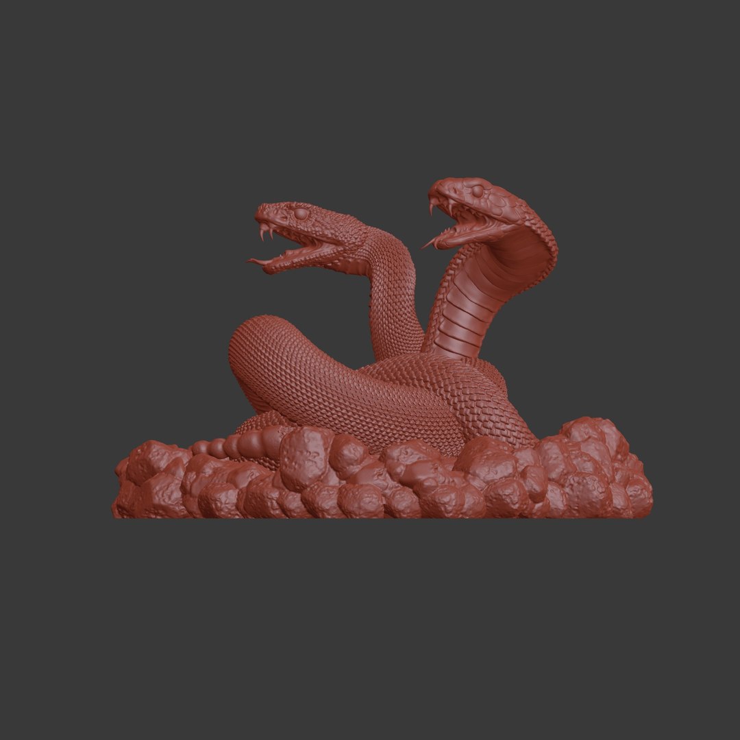 3D Model Snake - TurboSquid 1223170