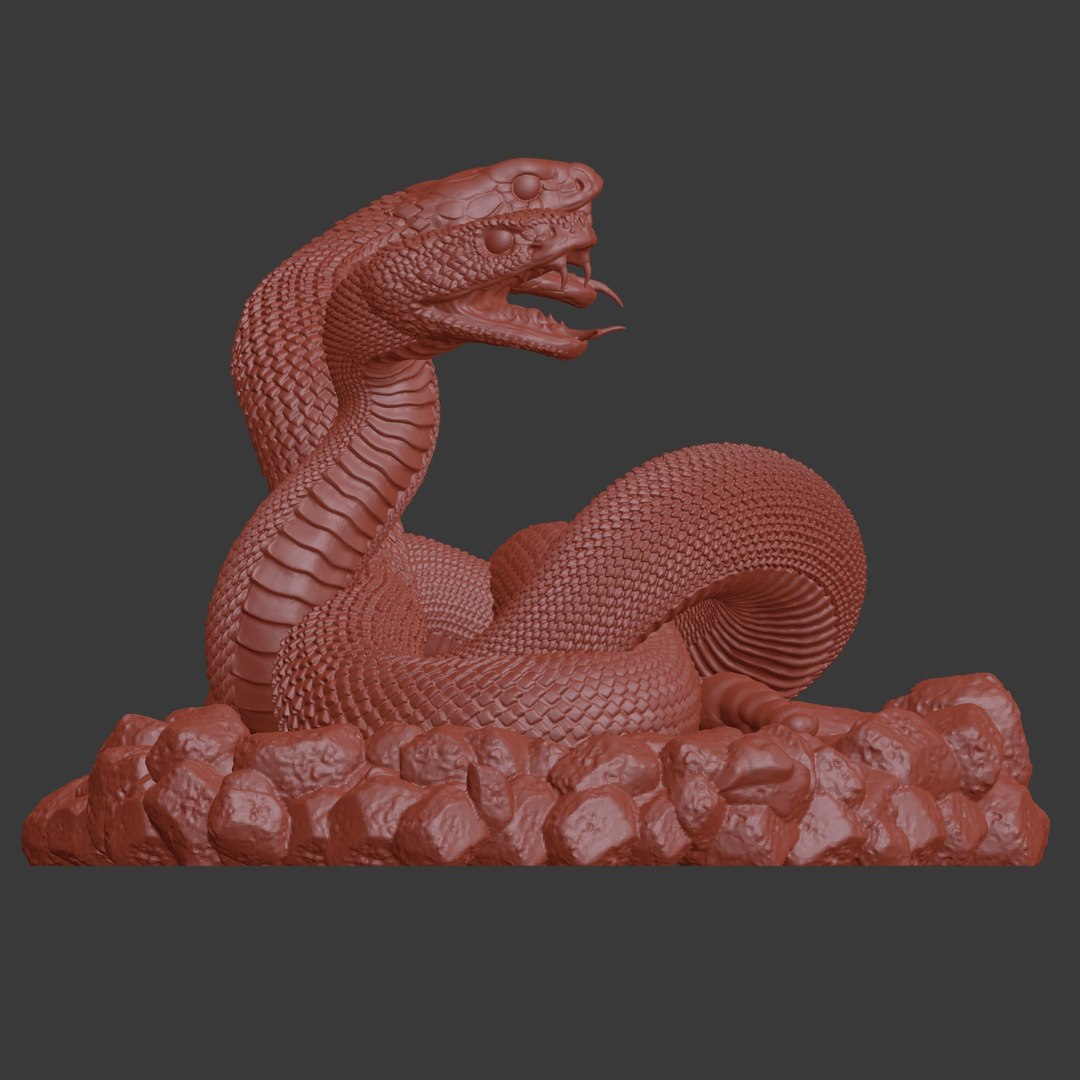 3D Model Snake - TurboSquid 1223170