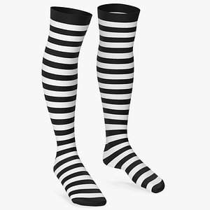 3D Striped Socks 3