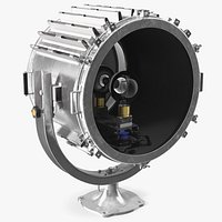 Salvaged Vintage Suez Canal Searchlight