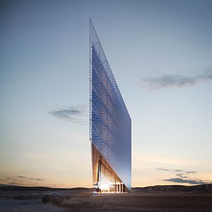 3D Office Building Archviz model