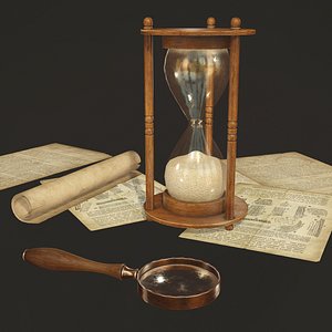 3D Victorian Props set - PBR Game Ready