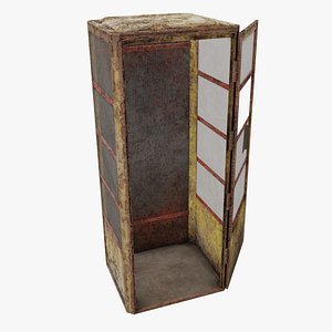 3D soviet telephone booth