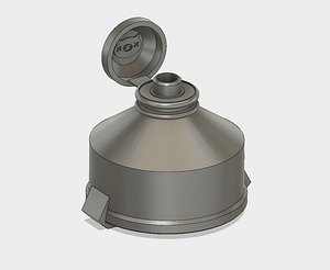 flask overwatch 3D model