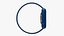 Apple Watch Series 6 silicone solo loop blue