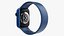 Apple Watch Series 6 silicone solo loop blue