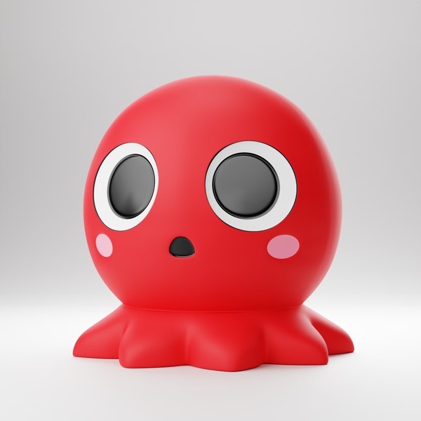 Cute octopus plush 3D model - TurboSquid 2038128