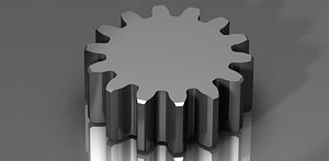 spur gear 48 48p 3d 3ds
