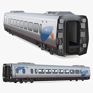 3D model Acela Express First Class Car