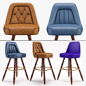 3D model richardon seating s bar stool