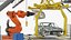 3D ABB IRB 7600 with Gripper Vehicle Carrier Rigged