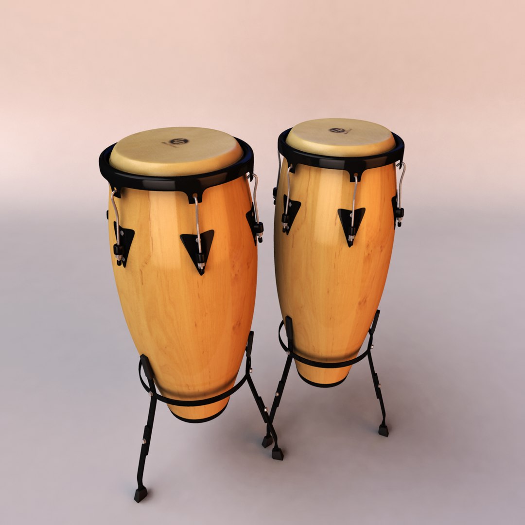 Conga Percussion 3d Max
