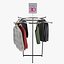 obj clothing rack display
