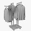obj clothing rack display