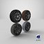 3D 4 seasons cybertruck wheels