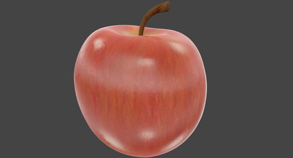 Red apple 3D - TurboSquid 1392182