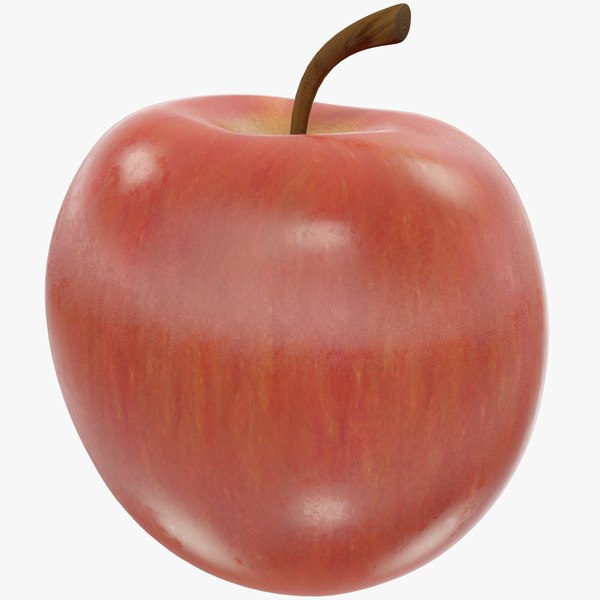 red apple 3D