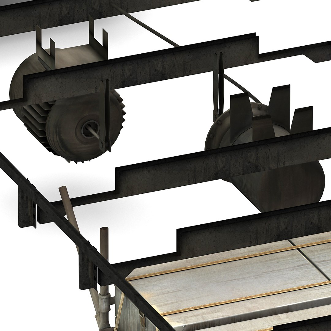 3dsmax Train Chassis