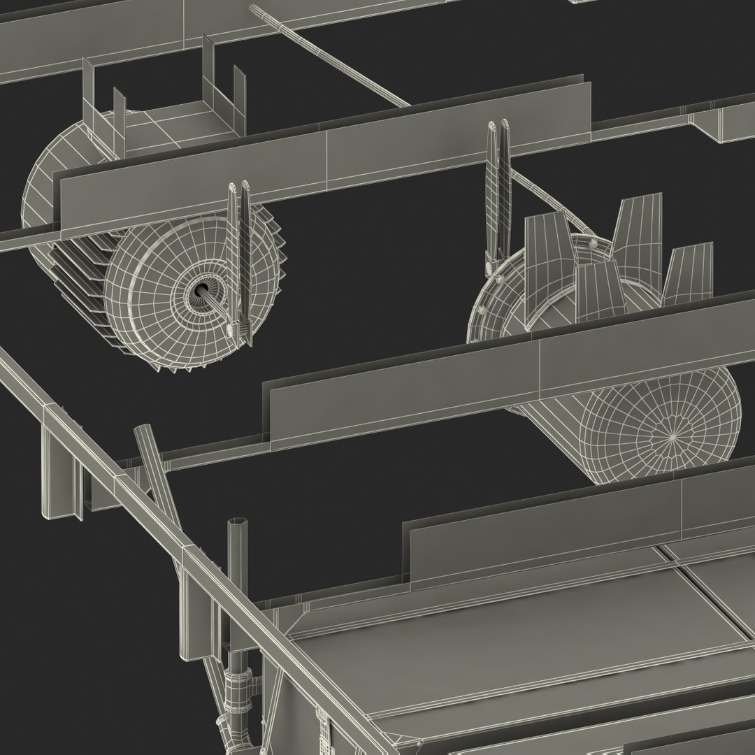 3dsmax Train Chassis