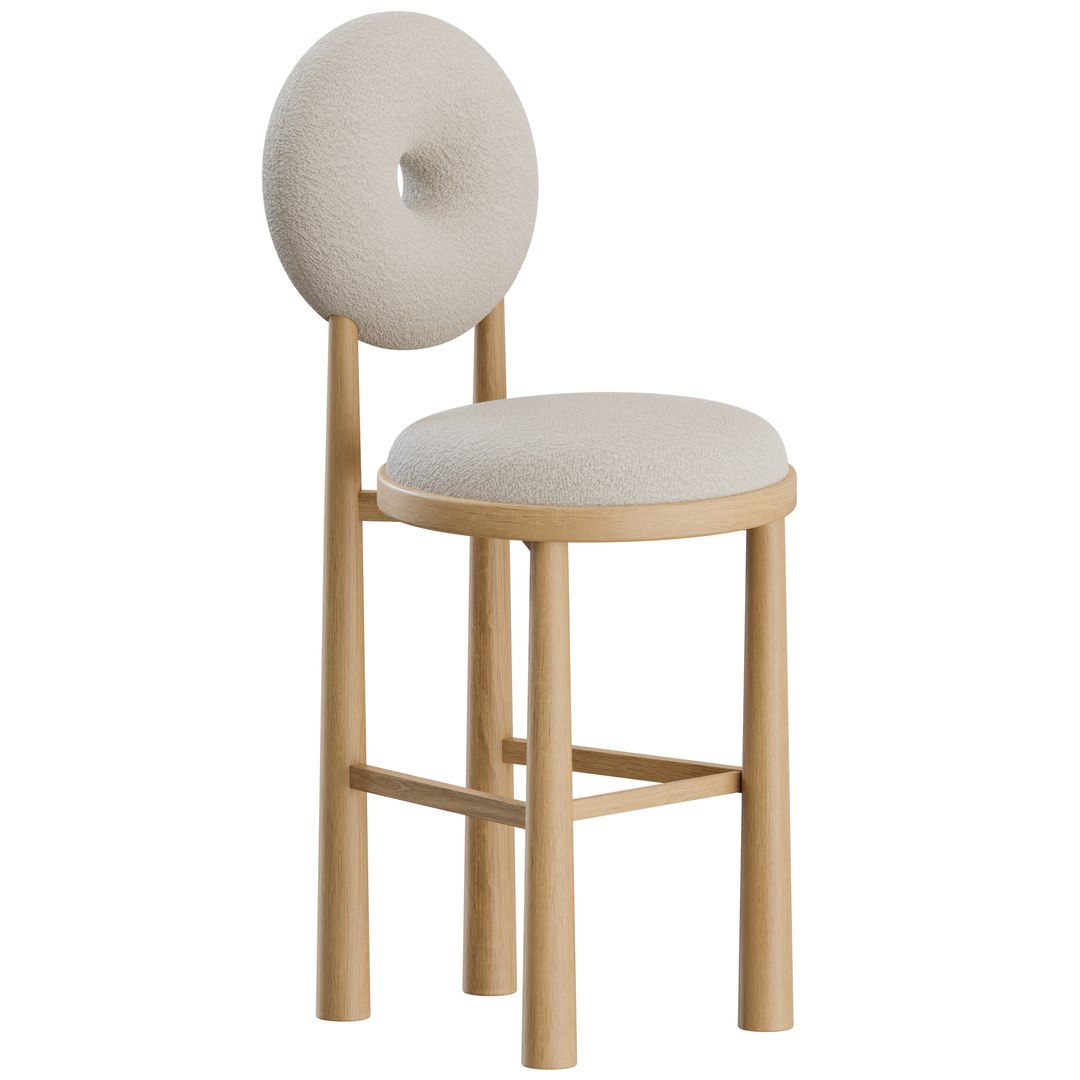 Baba Counter Chair By Emmanuelle Simon Model - TurboSquid 2179405