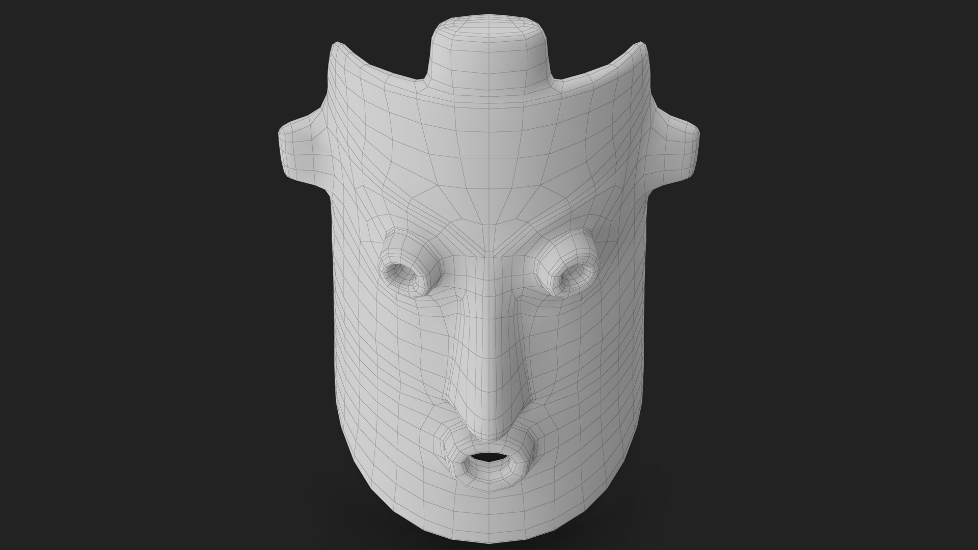 3D African Congo Mask https://p.turbosquid.com/ts-thumb/0y/EfbA4X/55/wireframe_15/jpg/1742363186/1920x1080/fit_q87/10a4403753c0e064205cfcf992cbe081909ddfaa/wireframe_15.jpg