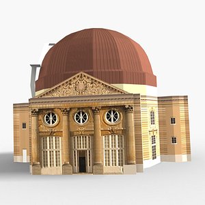 observatory scene meudon 3D model